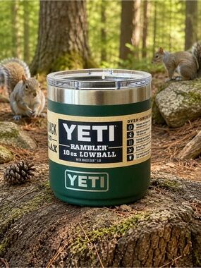 YETI Rambler 10 oz Lowball - Black Forest Green